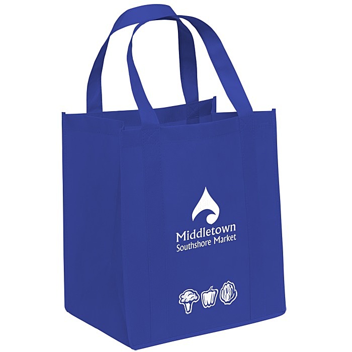 Custom Veggie Print Big Thunder Tote - 15 inches x 13 inches