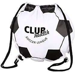 Custom Game Time! Soccer Ball Drawstring Backpack
