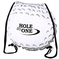 Custom Game Time! Golf Ball Drawstring Backpack