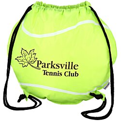 Custom Game Time! Tennis Ball Drawstring Backpack