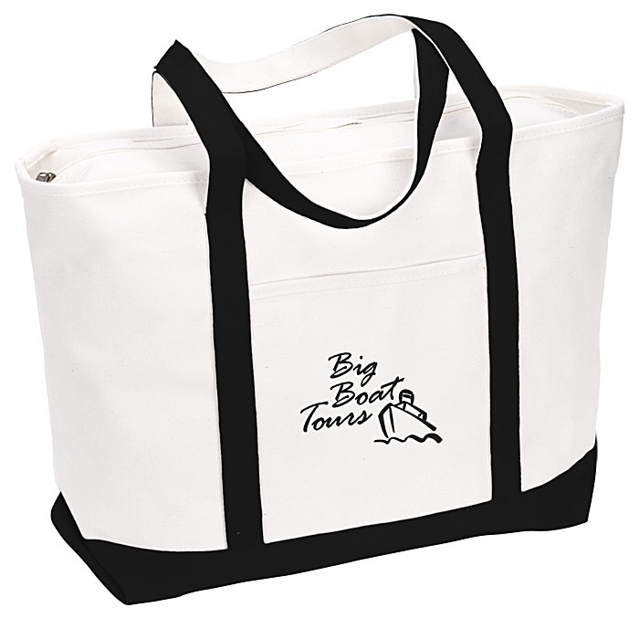 Custom Large Heavyweight Cotton Canvas Tote