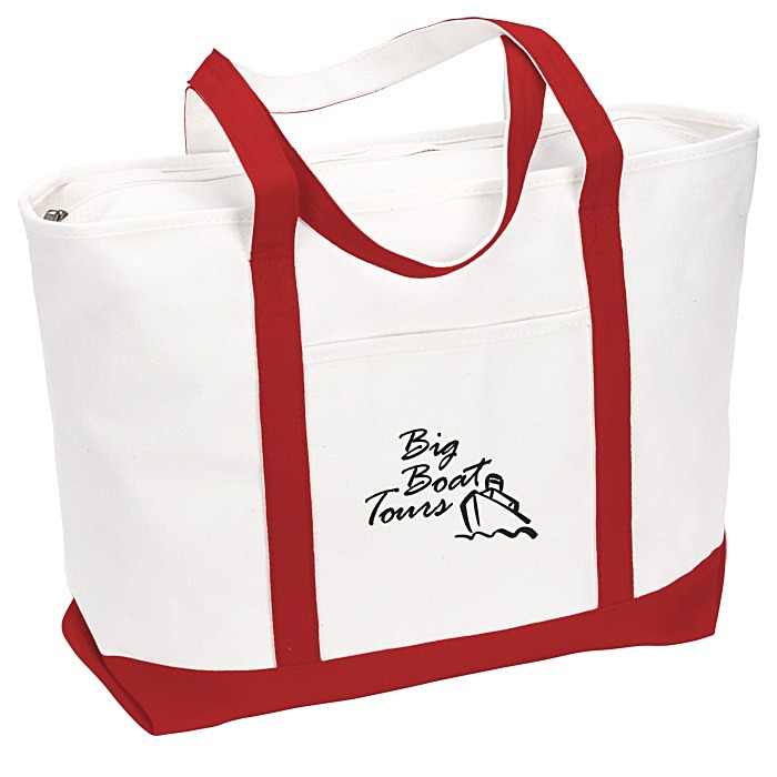 Custom Large Heavyweight Cotton Canvas Tote