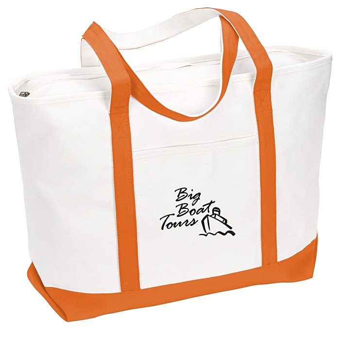 Custom Large Heavyweight Cotton Canvas Tote