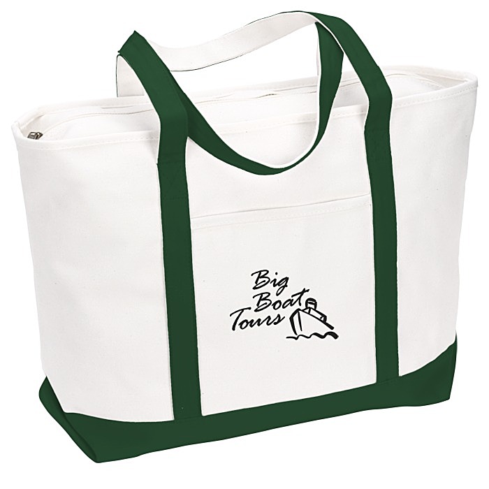 Custom Large Heavyweight Cotton Canvas Tote