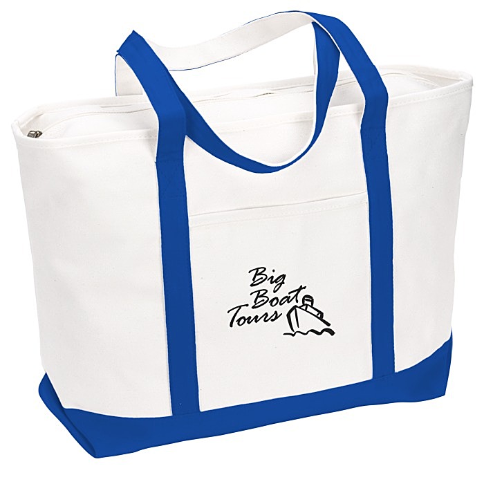 Custom Large Heavyweight Cotton Canvas Tote