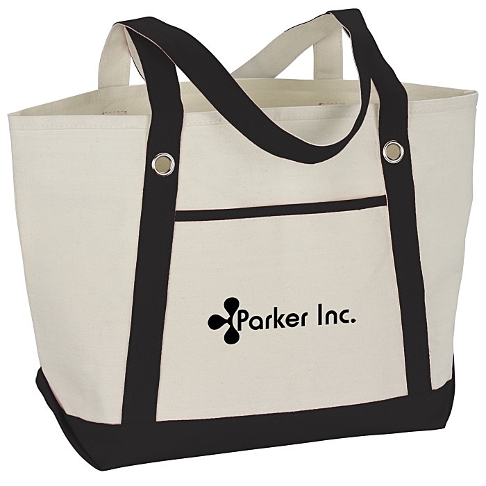 Custom Canvas 12-oz Sailing Tote - 13 inches x 20 1/2 inches