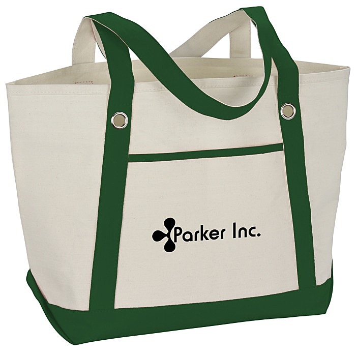 Custom Canvas 12-oz Sailing Tote - 13 inches x 20 1/2 inches