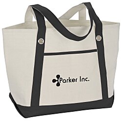 Custom Canvas 12-oz Sailing Tote - 13 inches x 20 1/2 inches