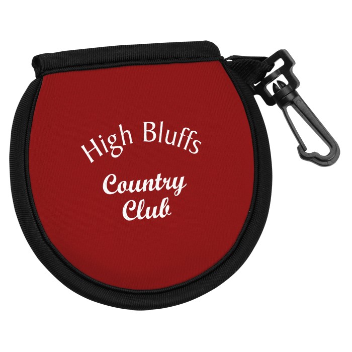 Custom Golf Ball Cleaning Pouch