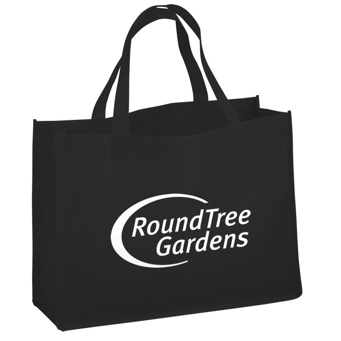 Custom Promotional Tote - 12 inches x 16 inches - 18 inches Handles