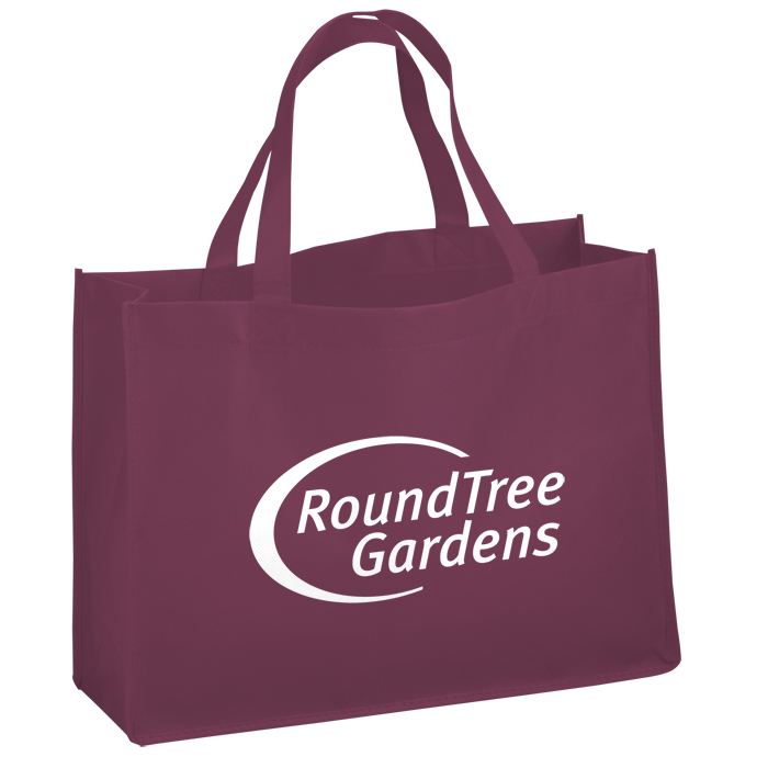 Custom Promotional Tote - 12 inches x 16 inches - 18 inches Handles