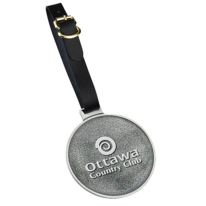 Custom Classic Golf Bag Tag - Round