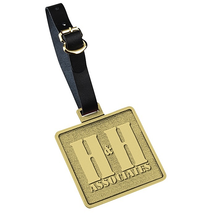 Custom Classic Golf Bag Tag - Square