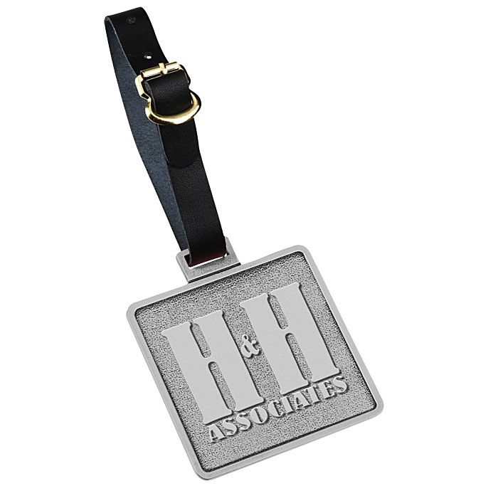 Custom Classic Golf Bag Tag - Square