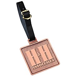 Custom Classic Golf Bag Tag - Square