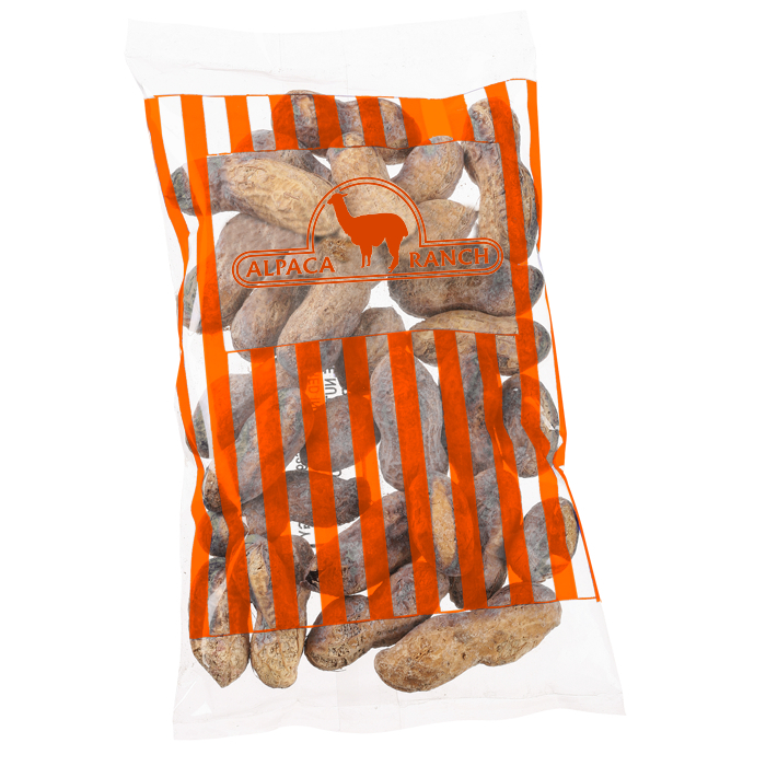 Custom Ballpark Peanuts - 3 ounces - Clear Bag
