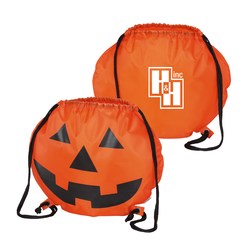Custom Reflective Pumpkin Drawstring Sportpack