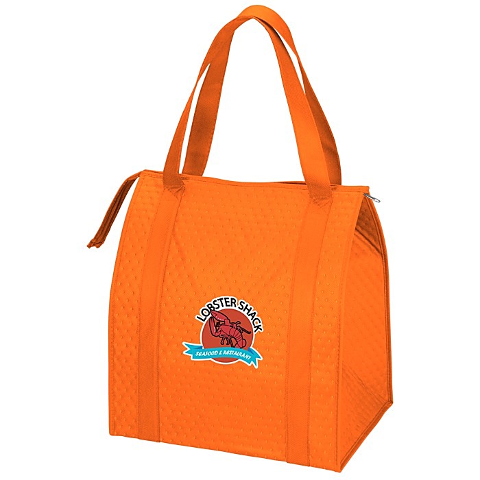 Custom Therm-O Tote Insulated Grocery Bag - Full Colour