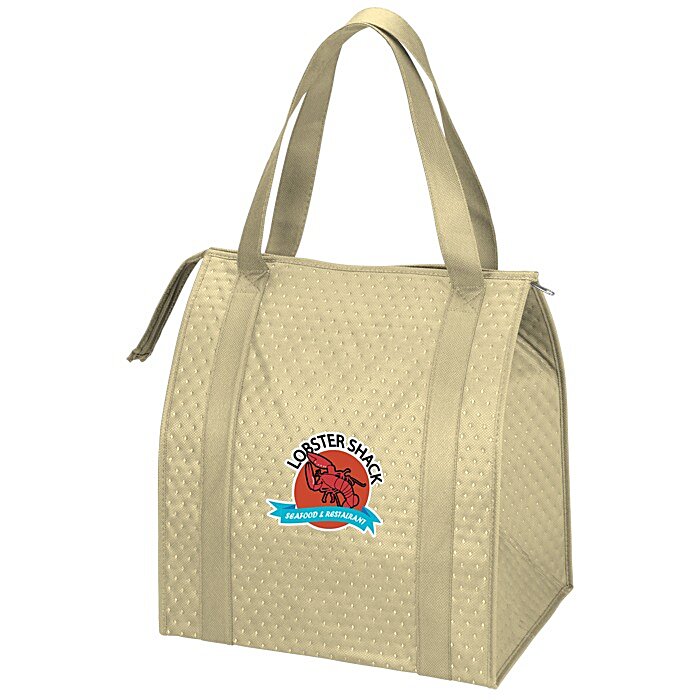 Custom Therm-O Tote Insulated Grocery Bag - Full Colour