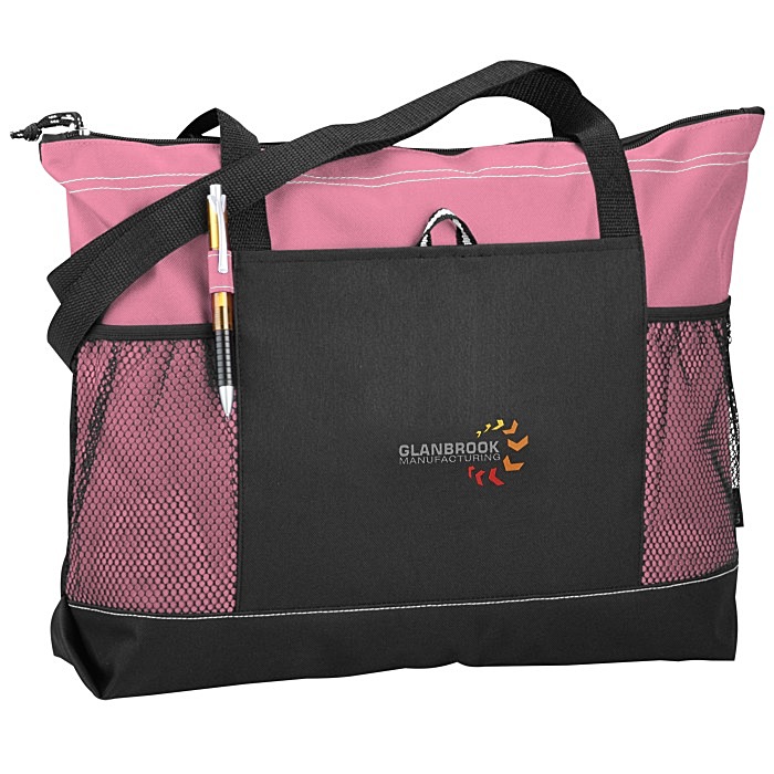 Custom Select Zippered Tote - Embroidered