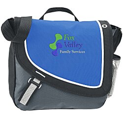 Custom A Step Ahead Messenger Bag - Embroidered