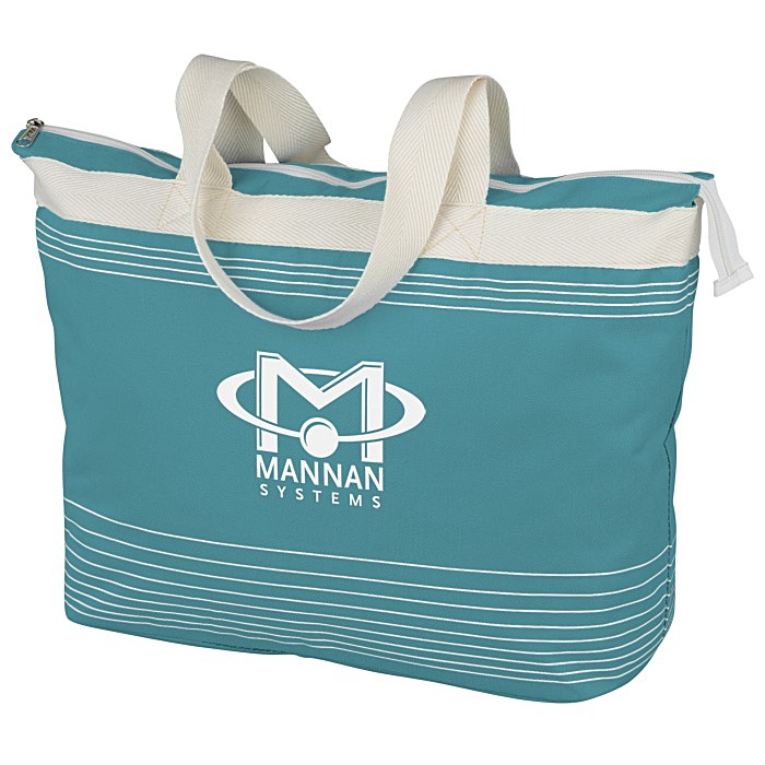 Custom Marbella Zippered Tote