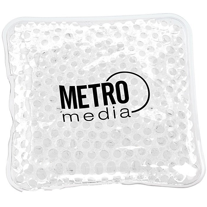 Custom Square Aqua Pearls Hot/Cold Pack