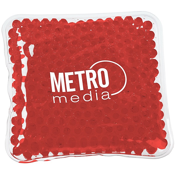 Custom Square Aqua Pearls Hot/Cold Pack