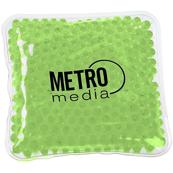 Custom Square Aqua Pearls Hot/Cold Pack