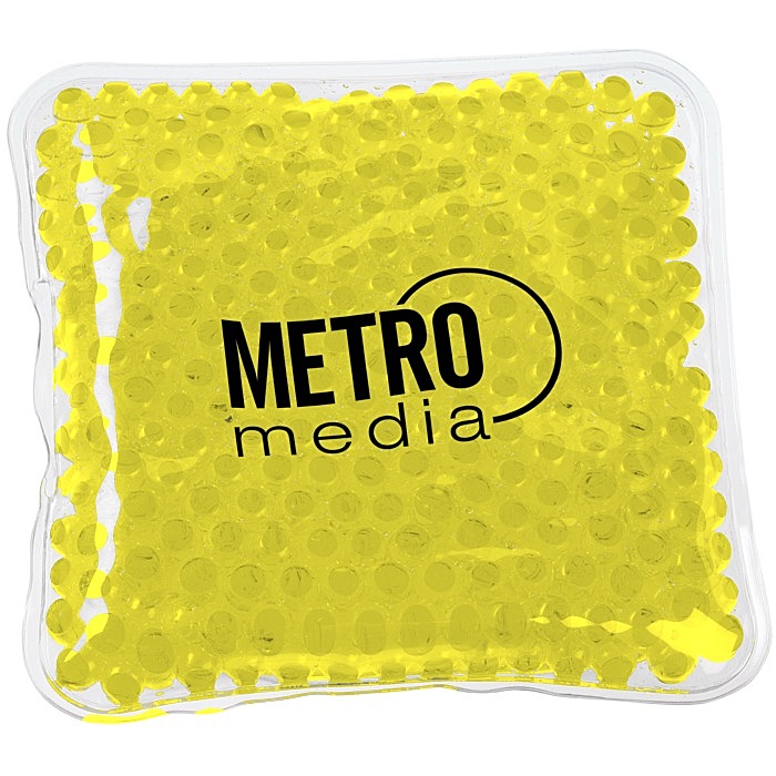 Custom Square Aqua Pearls Hot/Cold Pack