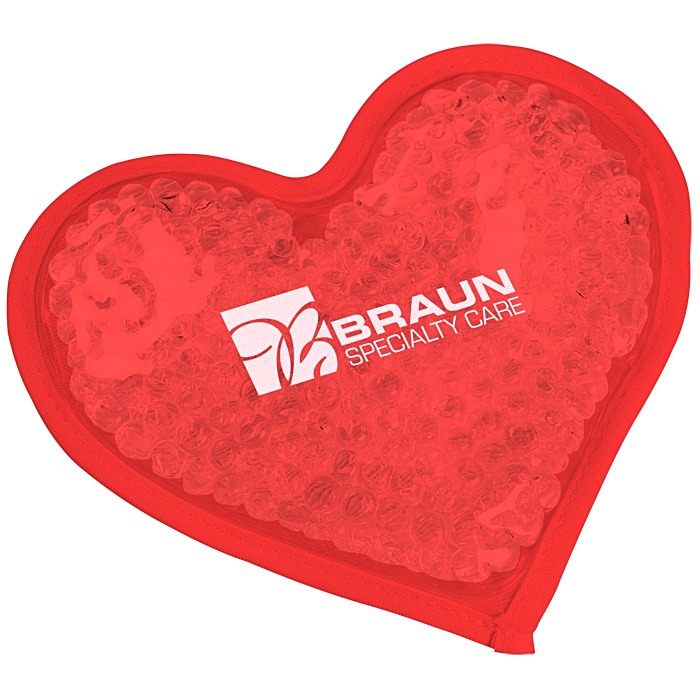 Custom Plush Heart Hot / Cold Pack