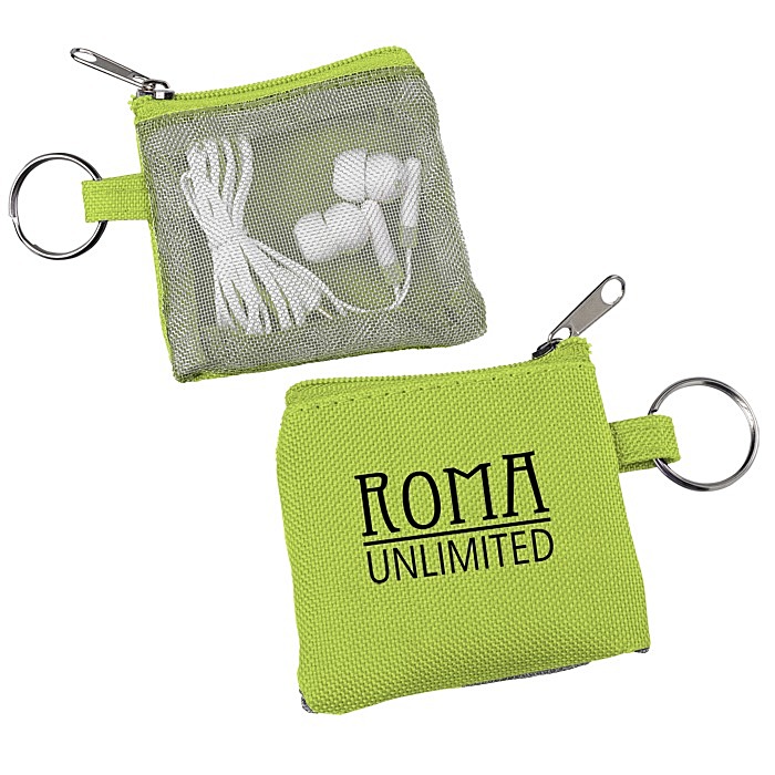 Custom Earbuds with Pouch