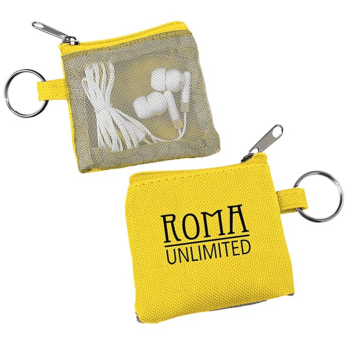 Custom Earbuds with Pouch