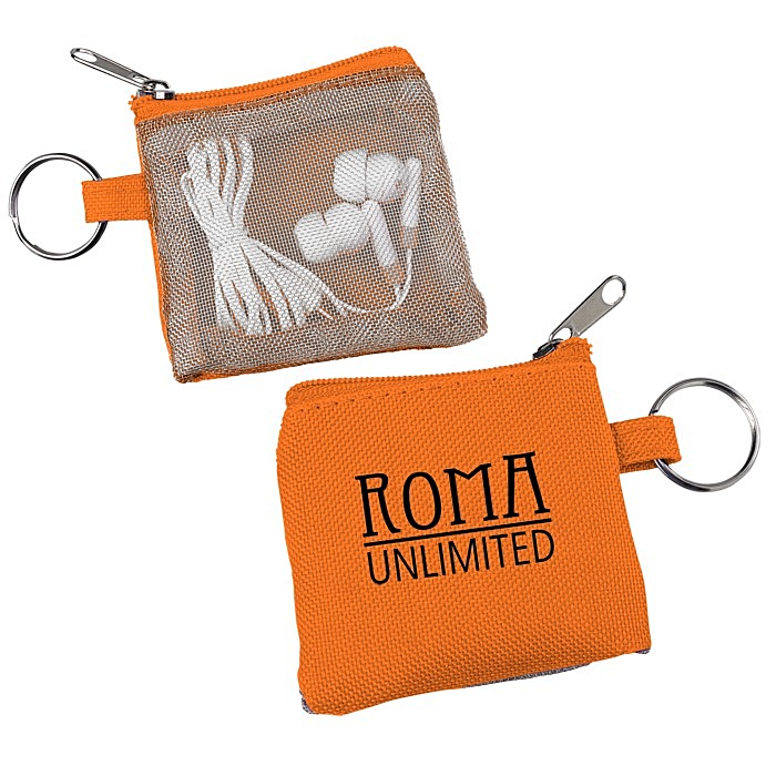 Custom Earbuds with Pouch