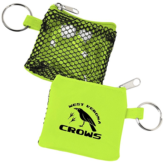 Custom Sporty Pouch with Colourful Earbuds