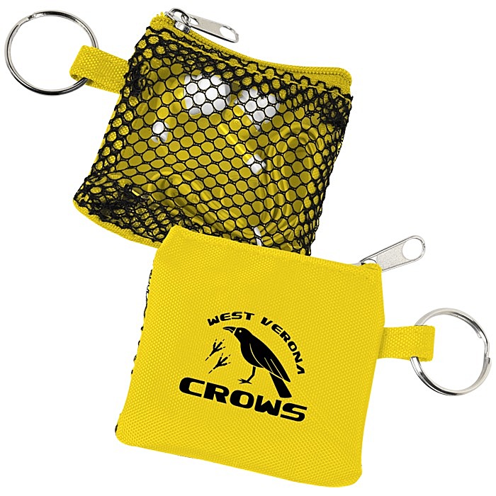 Custom Sporty Pouch with Colourful Earbuds