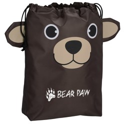 Custom Paws and Claws Drawstring Gift Bag - Bear
