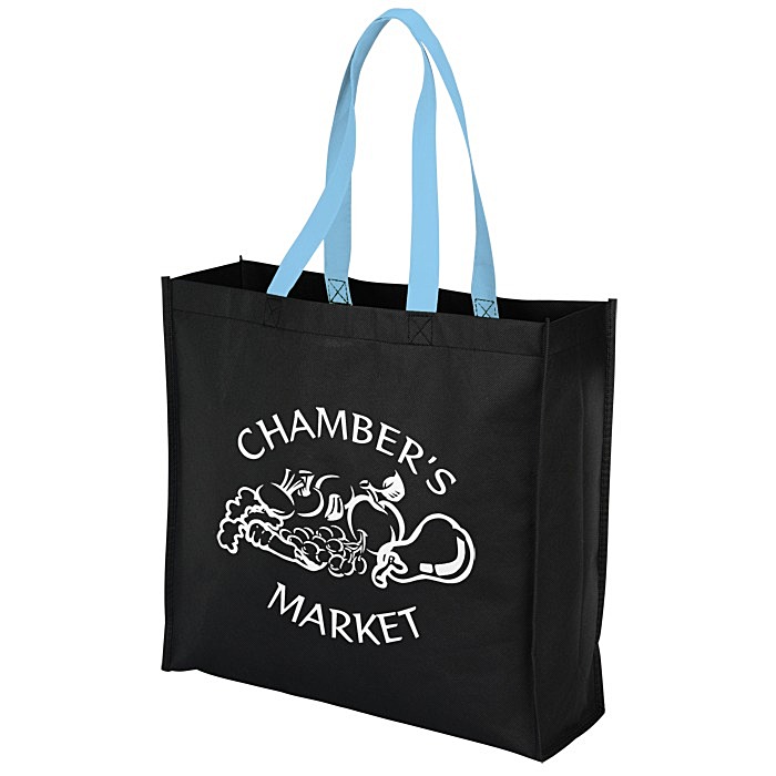 Custom Colour Handle Tote - 12 inches x 9 1/2 inches