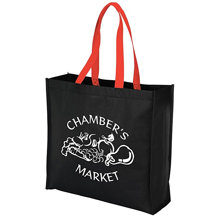 Custom Colour Handle Tote - 14 1/2 inches x 15 1/2 inches