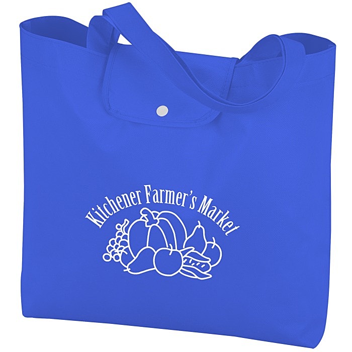 Custom Go Time Folding Non-Woven Tote - 24 hr