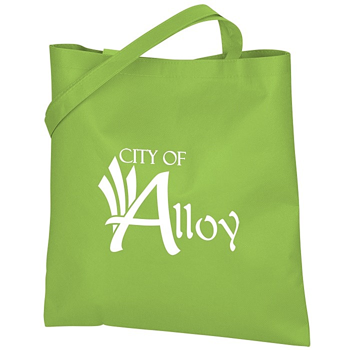Custom Stay Shut Non-Woven Flat Tote