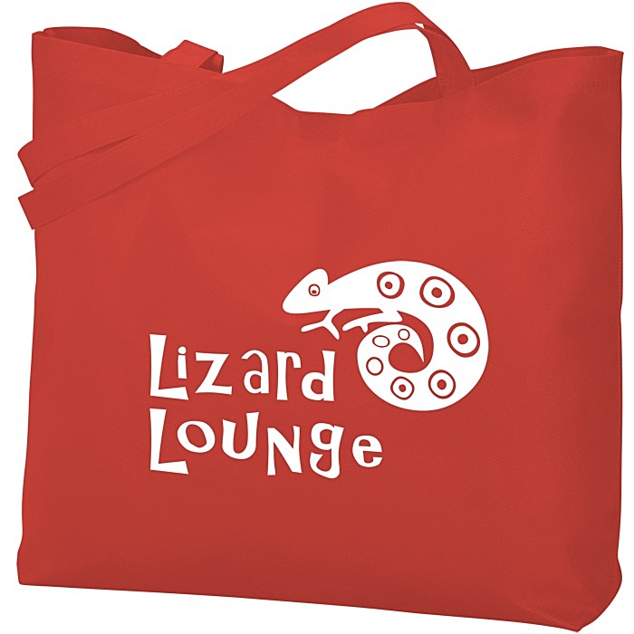 Custom Stay Shut Non-Woven Tote - 15 inches x 21 inches