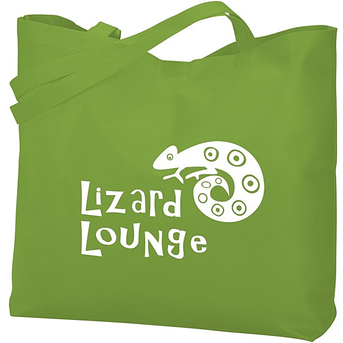 Custom Stay Shut Non-Woven Tote - 15 inches x 21 inches