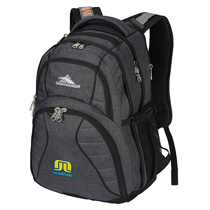 Custom High Sierra Swerve 17-inch Laptop Backpack - Embroidered
