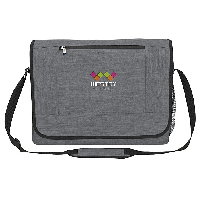 Custom High Line Messenger Bag - Embroidered