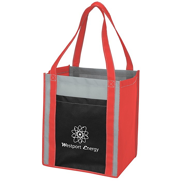 Custom Colour Combo Grocery Pocket Tote