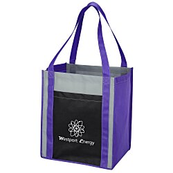 Custom Colour Combo Grocery Pocket Tote