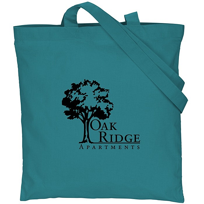 Custom Cotton Sheeting Tote - 15 inches x 15 inches