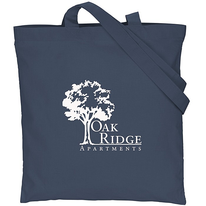 Custom Cotton Sheeting Tote - 15 inches x 15 inches