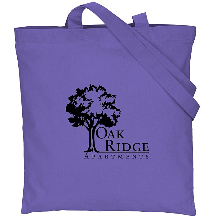 Custom Cotton Sheeting Tote - 15 inches x 15 inches